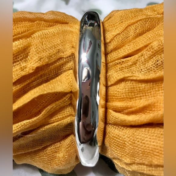 Chloe+Isabel Hammered Silver Cuff Bracelet - Picture 3 of 8